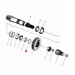 Ring oring massey ferguson 70923580 original