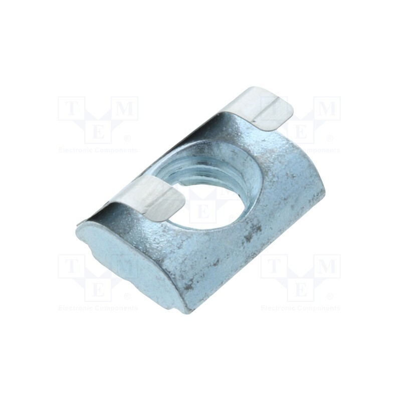 1 pcs x FATH - 096318F - Nut, for profiles, Width of the groove: 8mm, with spring leaf