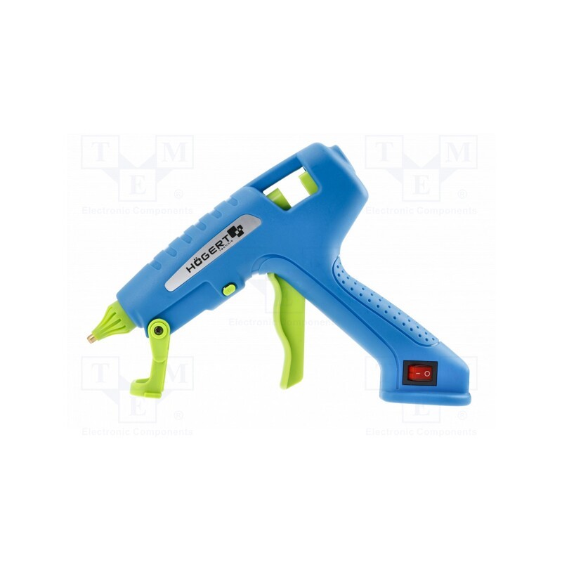 1 pcs x Hu00d6GERT TECHNIK - HT2C107 - Hot melt glue gun, Ø: 11mm, 100W, Plug: EU, 230VAC