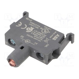 1 pcs x ABB - 1SFA611621R2011 - Illuminating unit, 22mm, Illumin: LED, for back plate, 24VAC, red