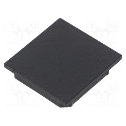 1 set x TOPMET - V4600002 - Cap for LED profiles, black, 2pcs, ABS, VARIO30-08
