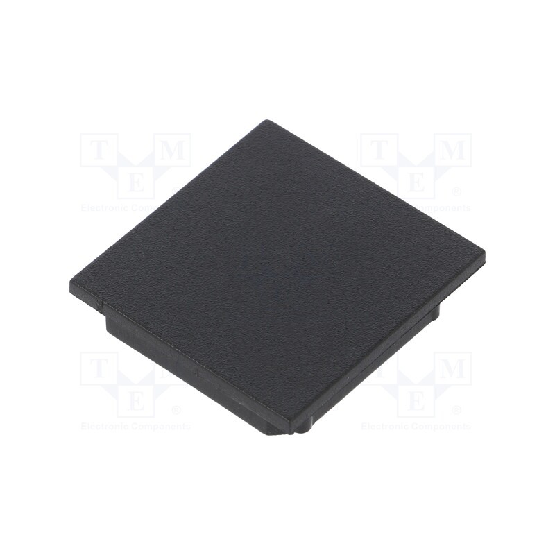 1 set x TOPMET - V4600002 - Cap for LED profiles, black, 2pcs, ABS, VARIO30-08