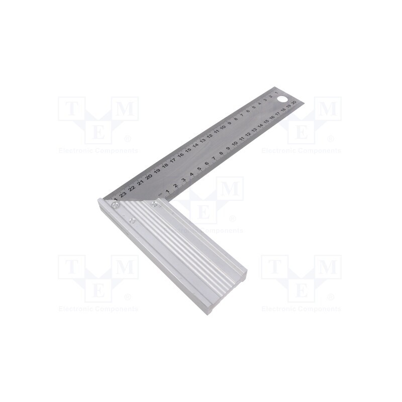 1 pcs x STANLEY - 1-45-685 - Try square, L: 250mm, Width: 140mm, fitted with graduated scale