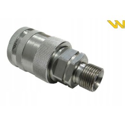 Hydraulic quick connector, M20x1 socket, 5 thread