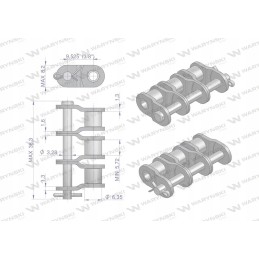 Warynski p06b 3 r3 3 8 pologniwo 5 pcs
