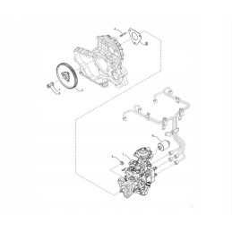 New Holland Case 504083 injection pump gasket