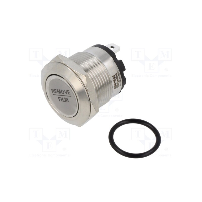 1 pcs x ONPOW - ONPOW6219F-10Z/J/S - Switch: vandal resistant, Pos: 2, SPST-NO, 20A/220VAC, IP40, OFF-ON