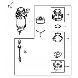 Fuel filter sensor orig john deere re519696