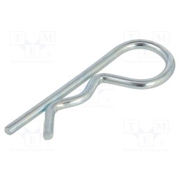 1 pcs x ELESA+GANTER - GN 1024-ST-4-E - Cotter pin, zinc-plated steel, Ø: 4mm, L: 74mm, Shaft dia: 16÷20mm