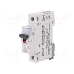 1 pcs x LEGRAND - S 301 D3 TX - Circuit breaker, 230VAC, Inom: 3A, Poles: 1, for DIN rail mounting