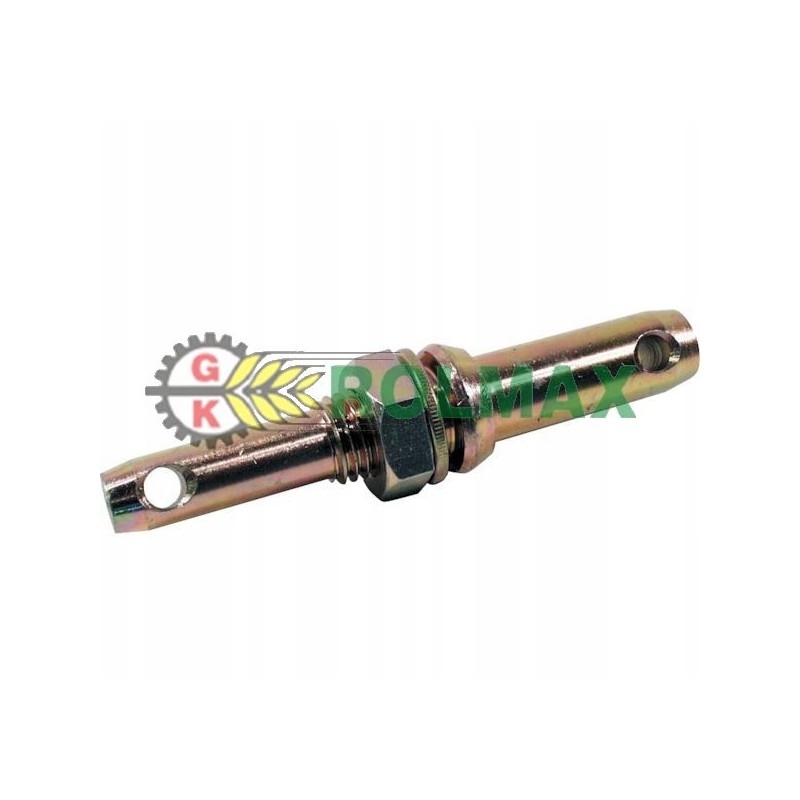 Double-sided lower link screw-on pin 28x5