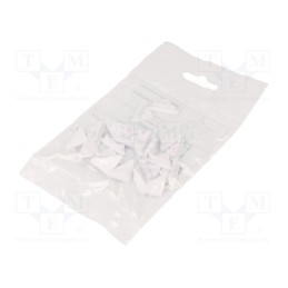 1 pcg x TOPMET - C9980001 - Cap for LED profiles, white, 20pcs, ABS, CABI12