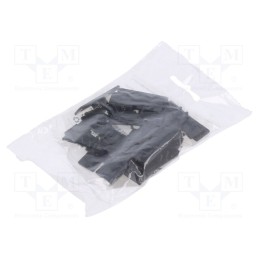 1 pcg x TOPMET - 90150002 - Cap for LED profiles, black, 20pcs, ABS, BACK10