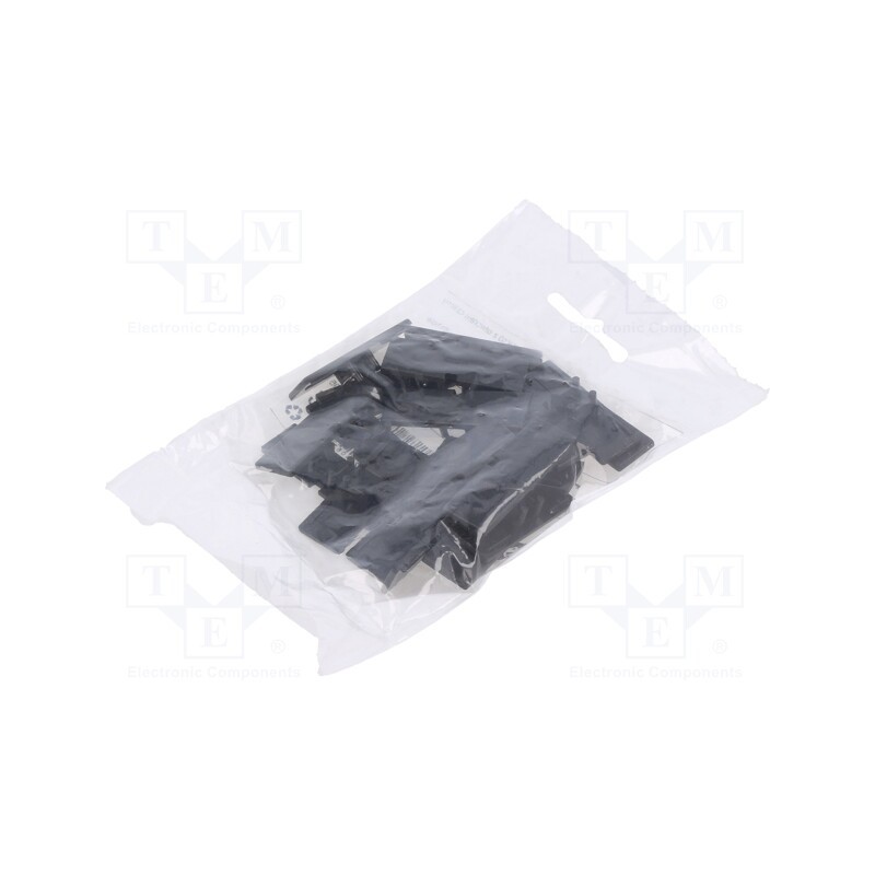 1 pcg x TOPMET - 90150002 - Cap for LED profiles, black, 20pcs, ABS, BACK10