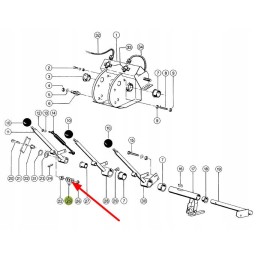 244038 0 disc spring for retaining lever