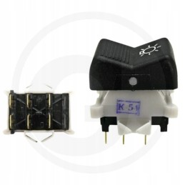 High beam headlight switch