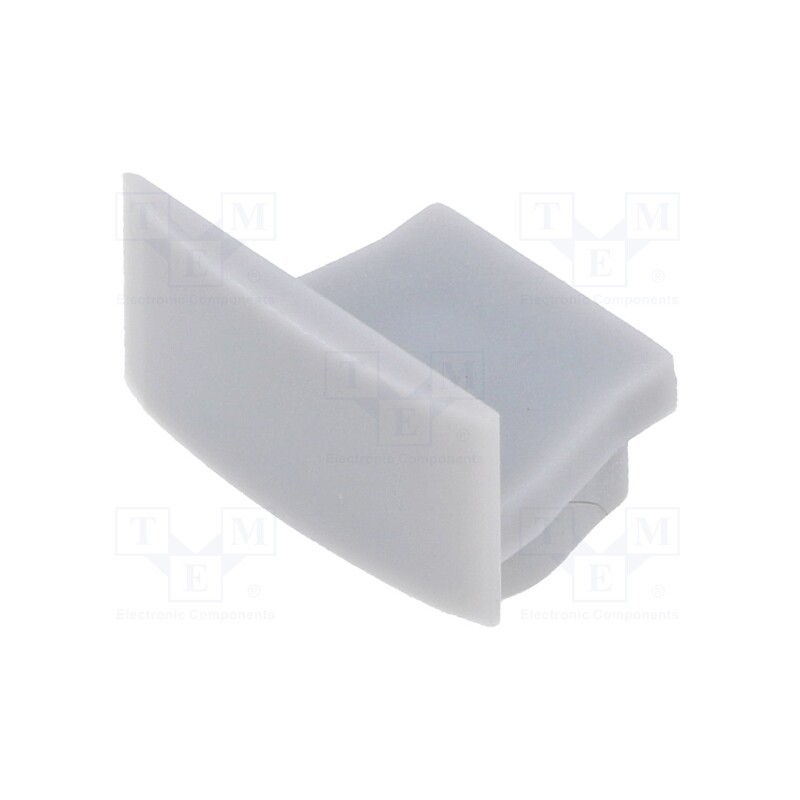 1 pcg x GTV Poland - PA-ZASGLAXMIC-00 - Cap for LED profiles, silver, 10pcs.