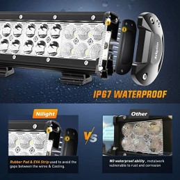 126W LED work lamp, IP67 waterproof