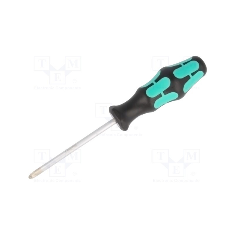 1 pcs x WERA - 5009315001 - Screwdriver, Pozidriv®, PZ2, Blade length: 100mm
