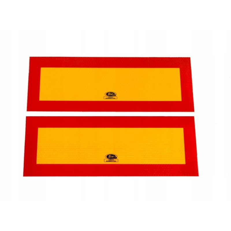 Reflective warning board, set of 2 pieces, 300 mm