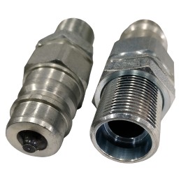 Set of quick connectors euro socket long m18 plug
