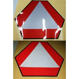 Slow speed warning triangle sticker 37cm 1