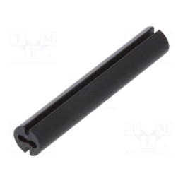 10 pcs x DREMEC - 8GE04V80546 - Spacer sleeve, LED, Øout: 4.8mm, ØLED: 3mm, L: 29mm, black, UL94V-0