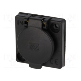 1 pcs x BREVE TUFVASSONS - GN SELV 12VAC 16A IP44 - Module: socket AC, 12VAC, 16A, IP44, PFS