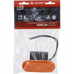 Halogen side position lamp, rectangular, LED 12-24