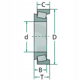 Granite cylindrical roller bearing