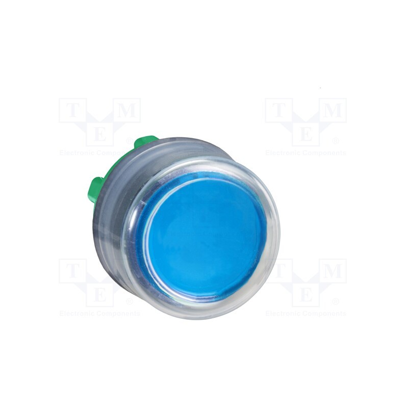 1 pcs x SCHNEIDER ELECTRIC - ZB5AP6 - Switch: push-button, 22mm, Stabl.pos: 1, blue, none, IP66, prominent