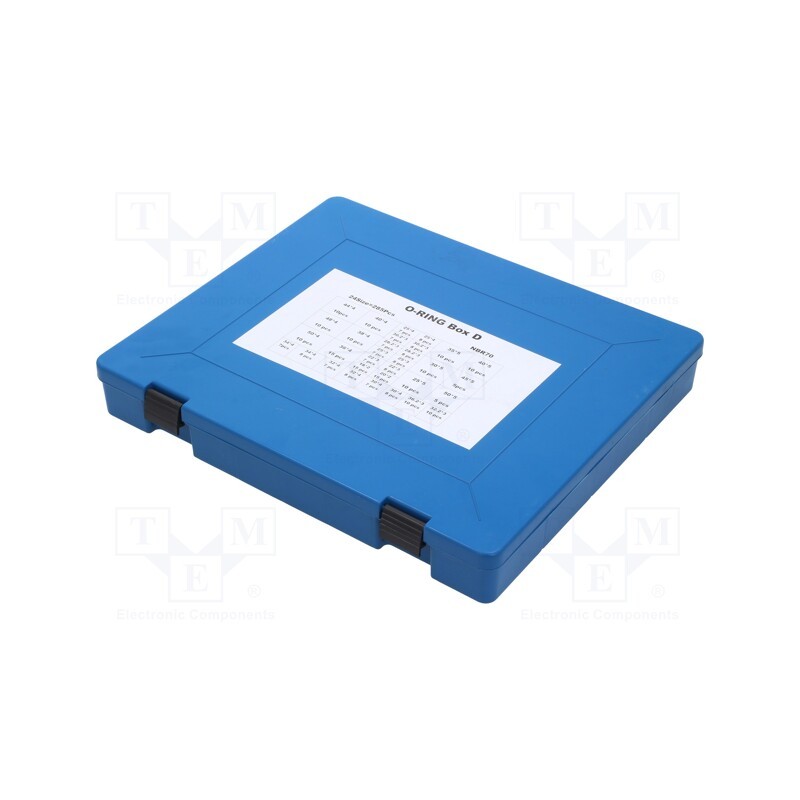 1 pcg x ORING USZCZELNIENIA TECHNICZNE - OBOX-285-NBR-M - O-ring set, NBR rubber, metric, 285pcs.