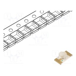 5 pcs x KINGBRIGHT ELECTRONIC - KPTL-3216SURCK - LED, SMD, 1206, red, 400÷550mcd, 3.2x1.6x1.1mm, 80°, 1.95÷2.5V, 20mA
