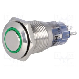 1 pcs x ONPOW - LAS2-GQF-11ZE/G24V/S-P - Switch: vandal resistant, Pos: 2, SPDT, 0.5A/220VAC, 1A/24VDC, IP65