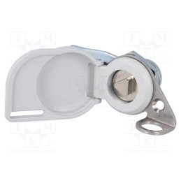 1 pcs x ROZTOCZE - M22/B-T9-15-5-L -AS - Lock, left, zinc and aluminium alloy, 15mm, Features: without key