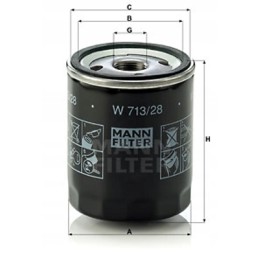 Mann oil filter mg mg zt