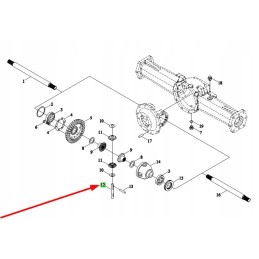 Tl02311010019 differential gear shafts