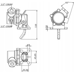 The fuel feed pump fits mf 4224451m91kr