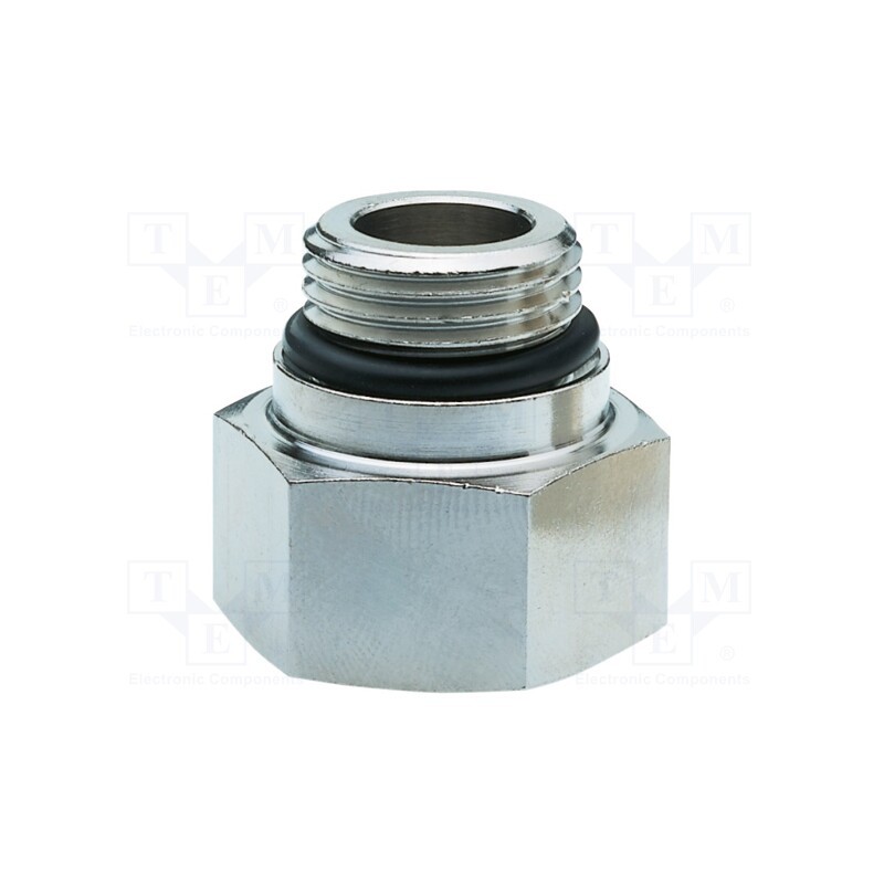 1 pcs x HUMMEL - 2 550 1238 99 - Plug with connection, Ext.thread: G 1/2', Int.thread: G 3/8'