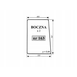 Side window t25a 163