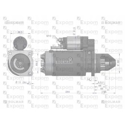 Starter 3kw c 330 c 360 zetor new type expom kw