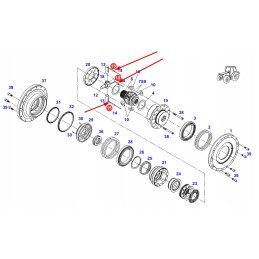 X500629546000 spring wheel 8 x 70