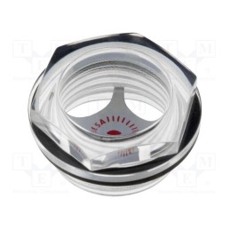 1 pcs x ELESA+GANTER - 13711 - Level indicator, Inspect.hole dia: 19mm, M27, 8÷10Nm, Pitch: 1.5