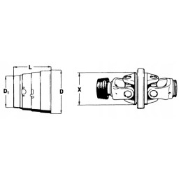 Walterscheid SD05 protective cap 15 d 142 mm l