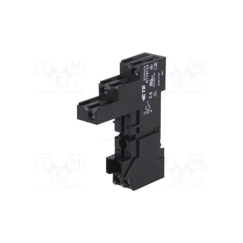 1 pcs x TE Connectivity - 8-1415035-1 - Socket, PIN: 5, 12A, 250VAC, H: 61mm, W: 15.5mm, screw terminals