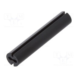 10 pcs x DREMEC - 8GE04V80543 - Spacer sleeve, LED, Øout: 4.8mm, ØLED: 3mm, L: 26mm, black, UL94V-0