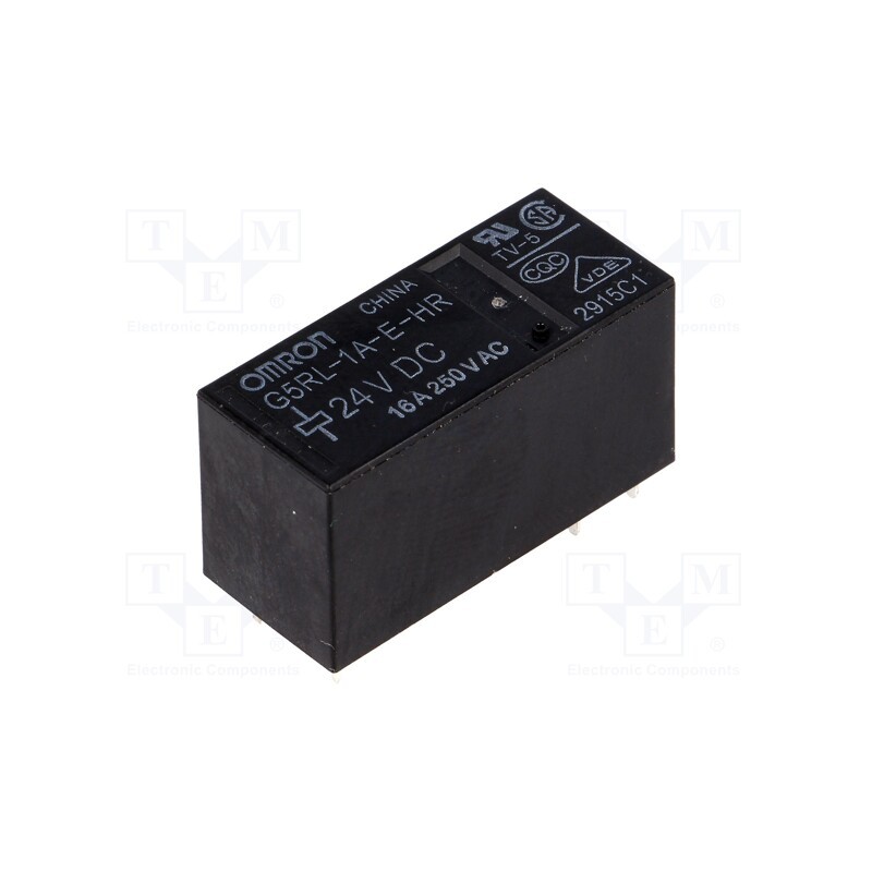 1 pcs x OMRON OCB - G5RL-1A-E-HR 24VDC - Relay: electromagnetic, SPST-NO, Ucoil: 24VDC, Icontacts max: 16A