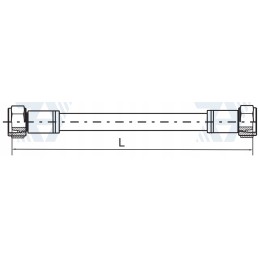 Hydraulic hose cable aa dn10 m18 0 8m 180bar