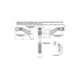 Left rear marker lamp 4 LED 12v 24v horpol