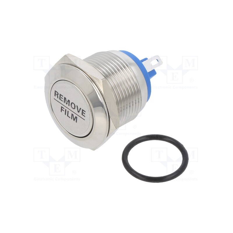 1 pcs x E-SWITCH - PV1F240SS - Switch: vandal resistant, Pos: 2, SPST-NO, 2A/36VDC, IP65, OFF-(ON)